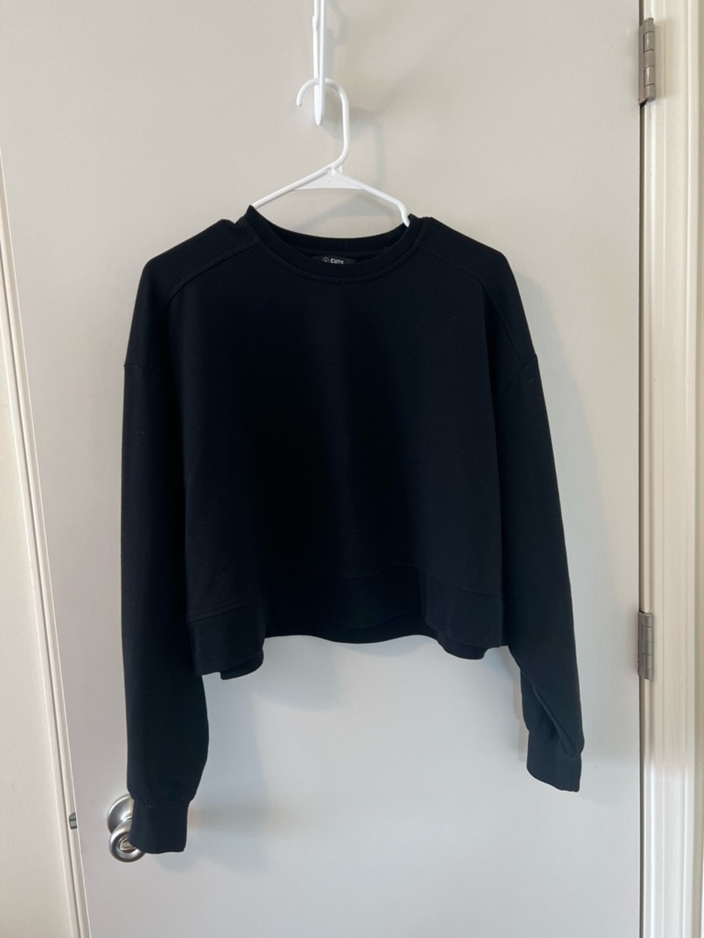 Cuts Clothing Cropped Crewneck Sweatshirt